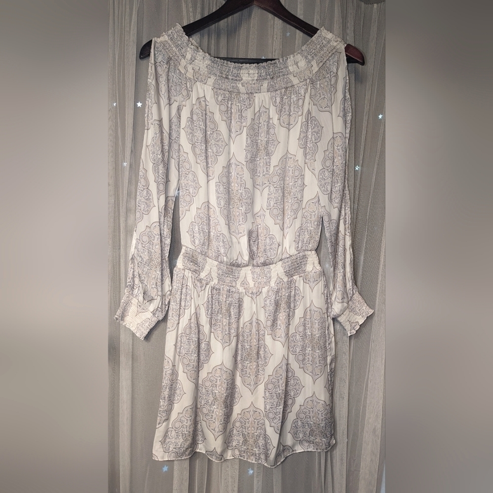 New White House Black Market Dress Boho Medallion Size XS